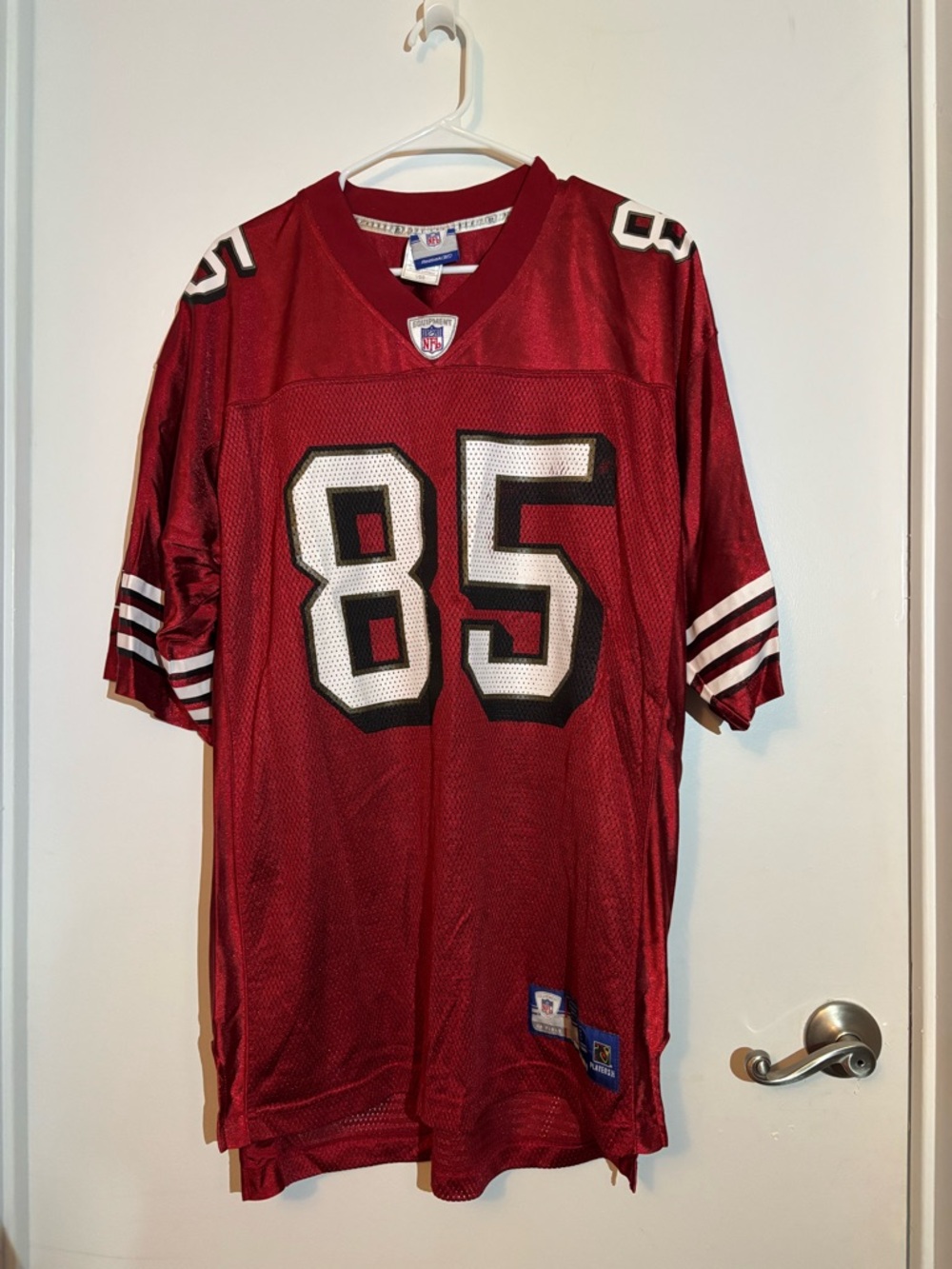 Reebok Maroon NFL Equipment Football Jersey V. Davis 85